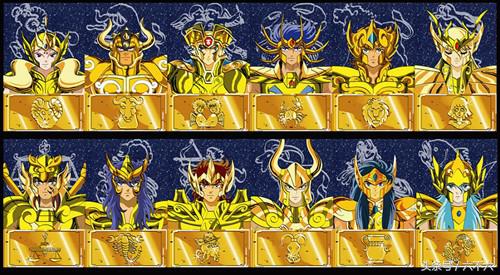 黄道十二宫黄金圣斗士顺序,黄道十二宫圣斗士排名