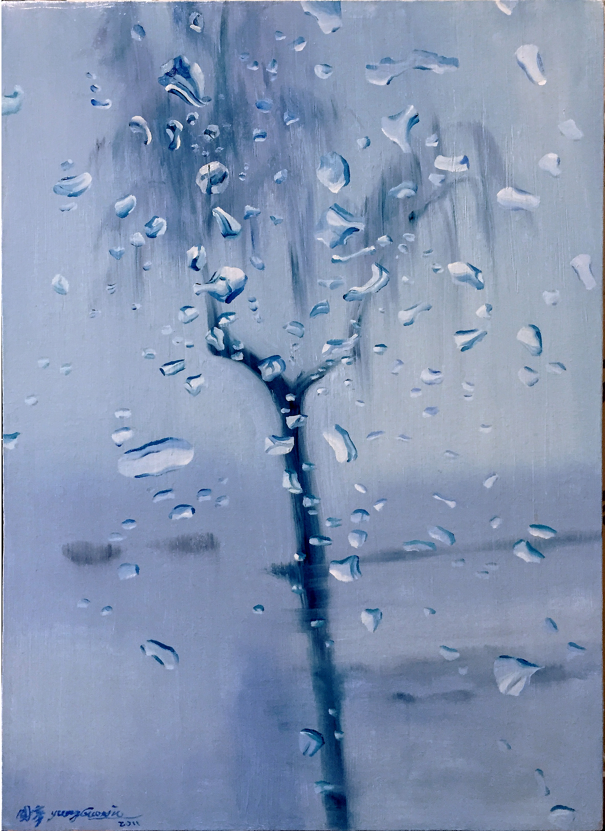 艺术家杨国辛作品,杨国辛油画作品欣赏