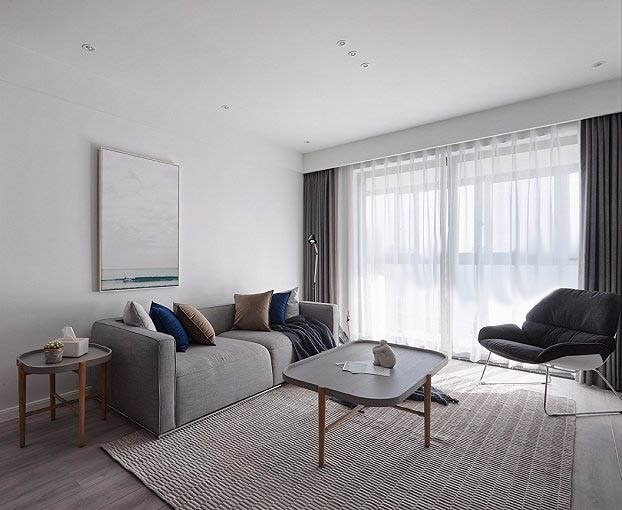 永泰县简约风格装修,呼和浩特永泰城75平米复式