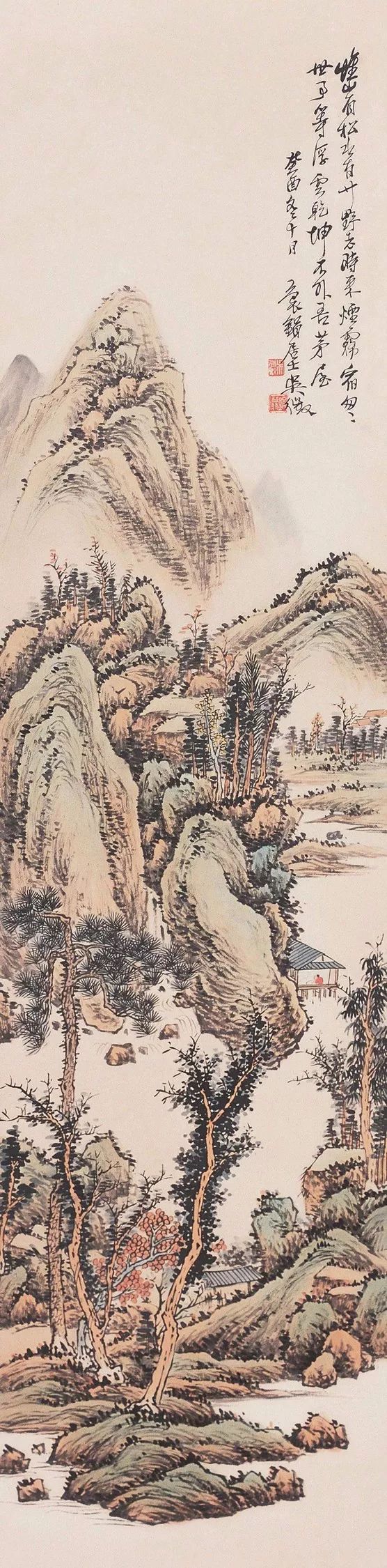 写意山水花鸟画精品欣赏,吴待秋山水画精品欣赏图文