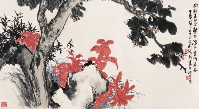 写意山水花鸟画精品欣赏,吴待秋山水画精品欣赏图文