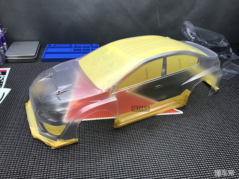 超人继续分享KYOSHOTF7的新车壳