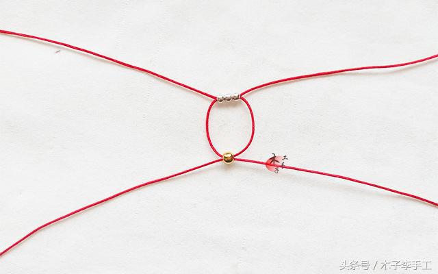 用细的红绳怎么做戒指,最近很火的手工蝴蝶结戒指