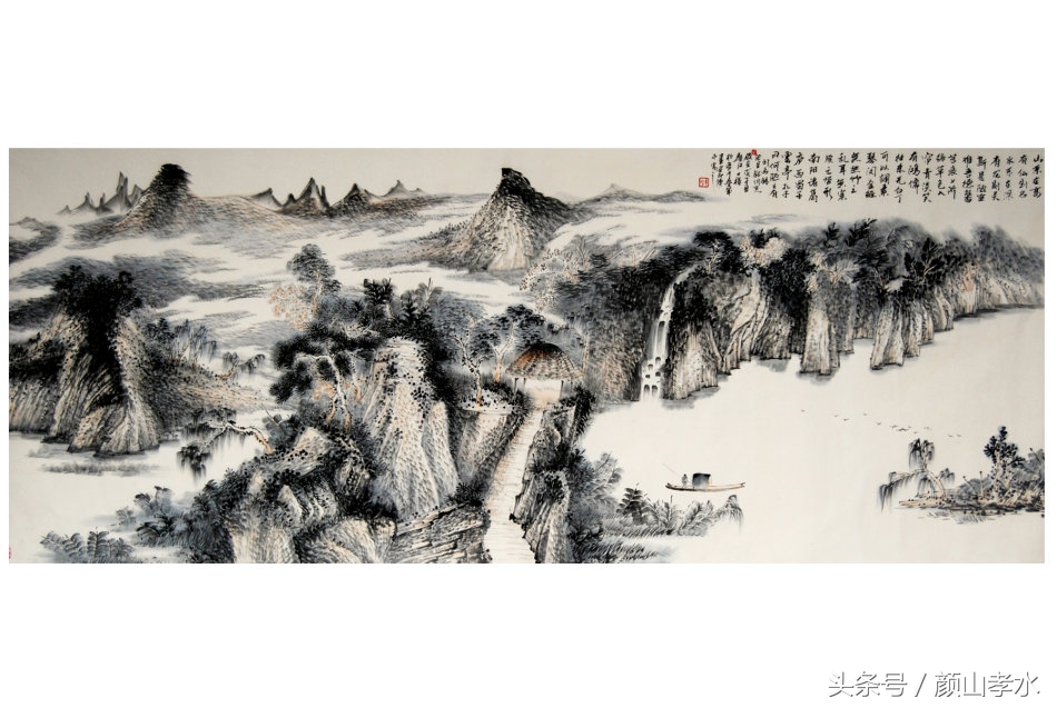 放牛出身的水墨画家,画乡村的中国知名画家