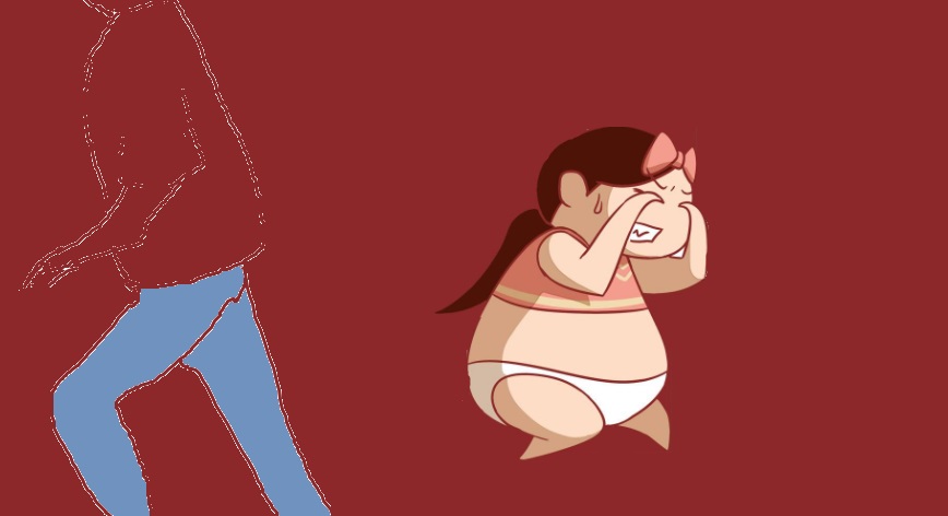 胖妞遭“小奶狗”嫌弃：鸡胸令她格外悲催