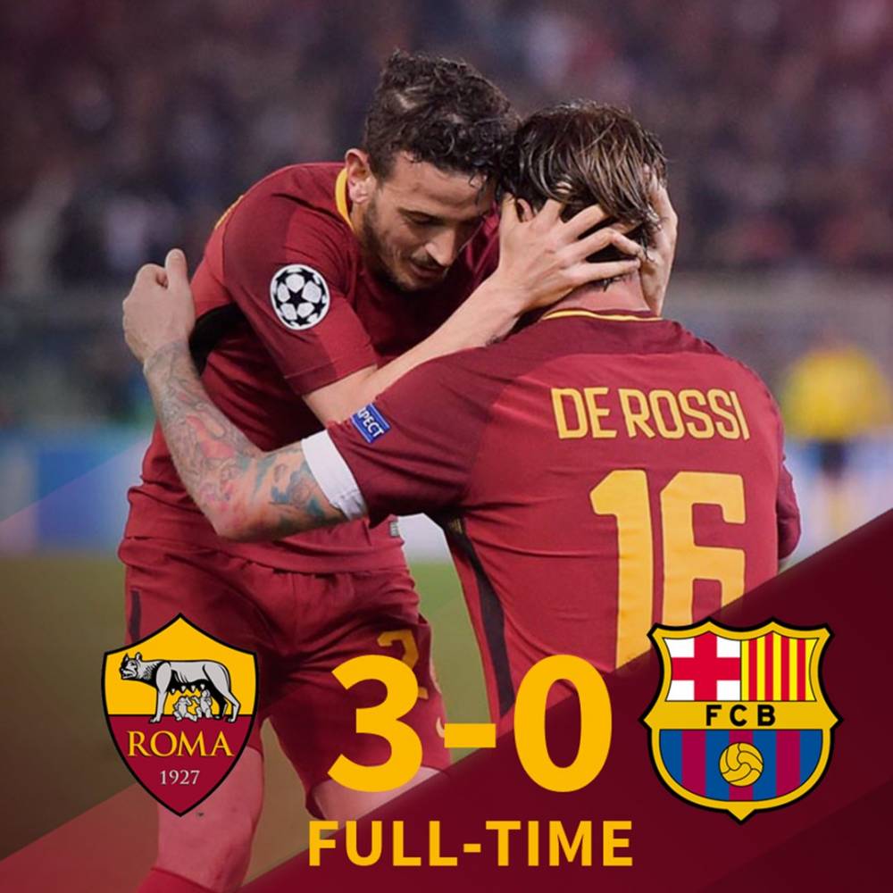 欧冠罗马逆转巴萨录像,欧冠罗马逆转巴萨第一回合