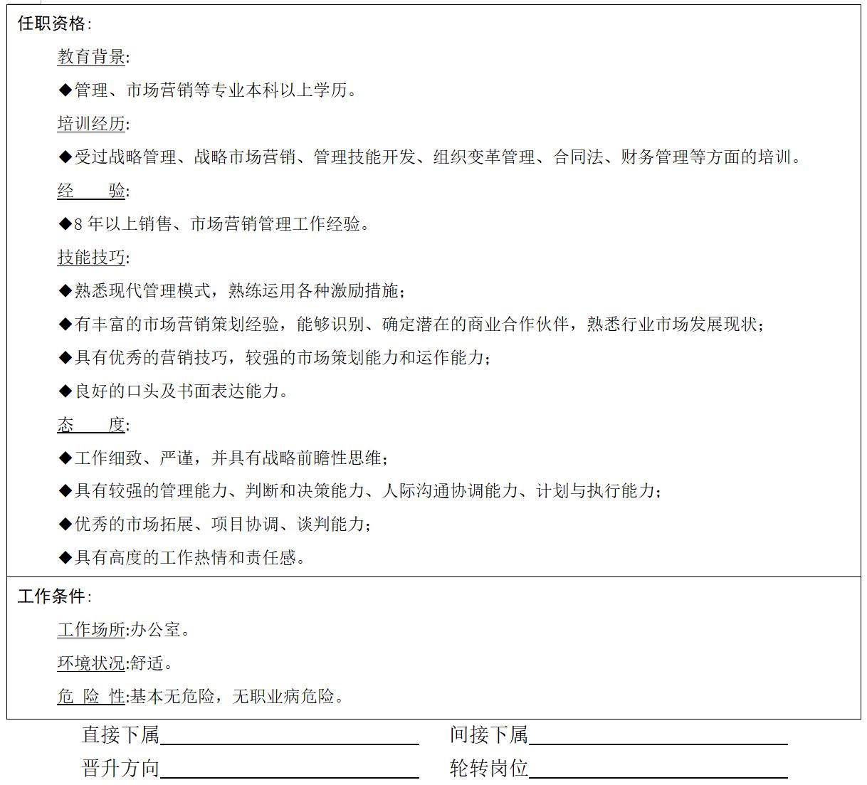 工作岗位及岗位职责大全,岗位职责及薪资模板