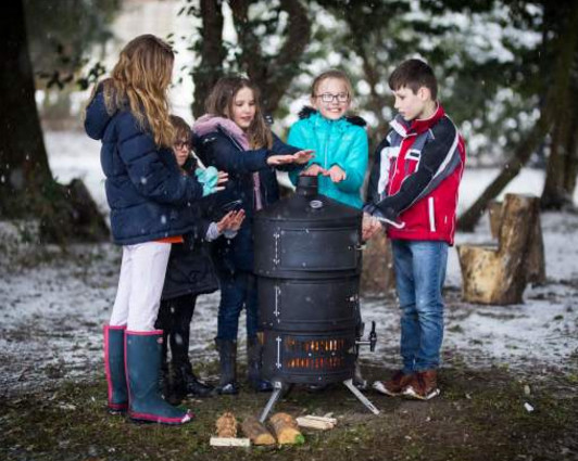 家用柴火烙锅烧烤一体锅,网红电磁炉炒菜锅一体99元