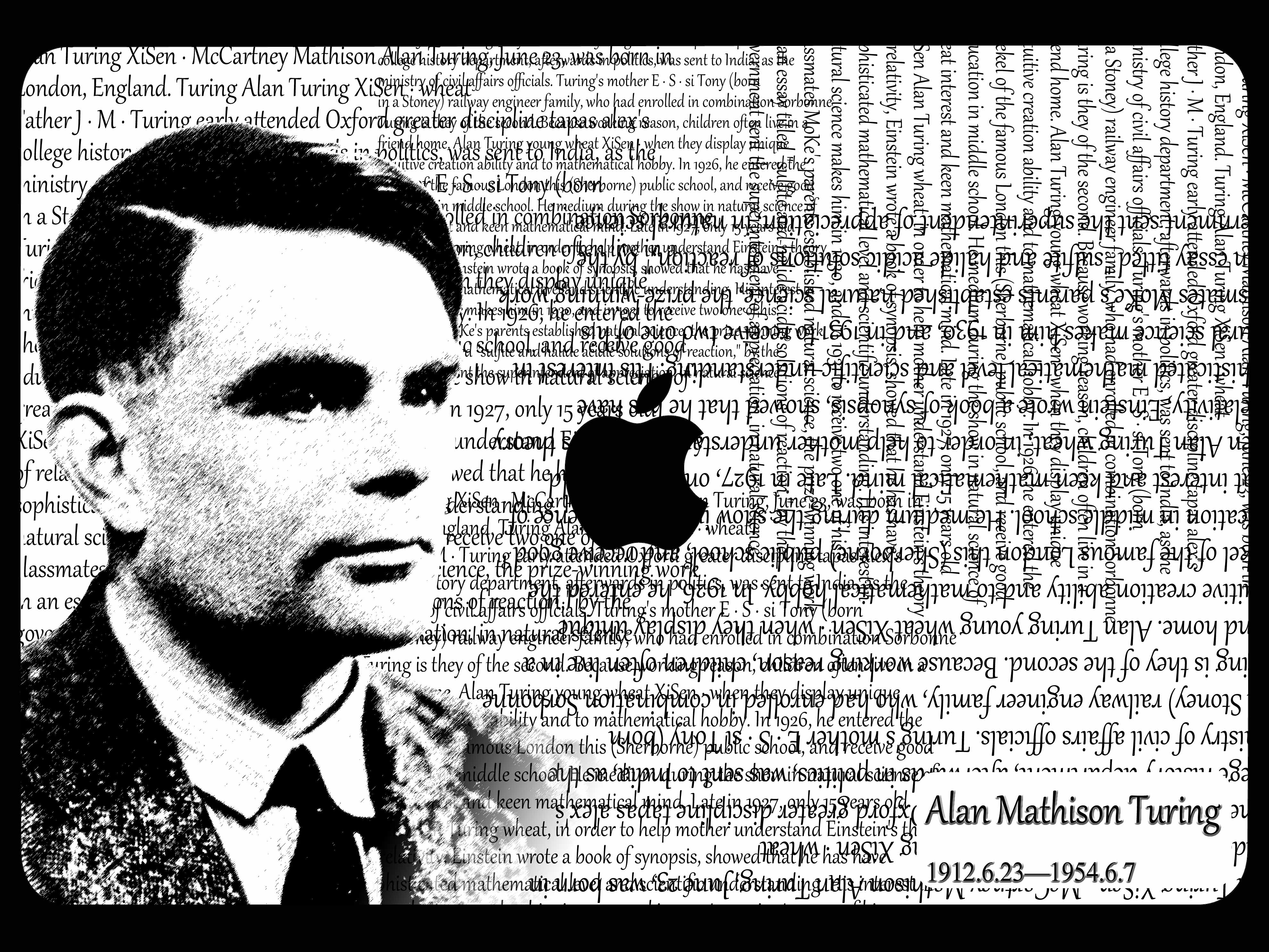 苹果logo纪念哪个科学家,iphonelogo为什么会被记住