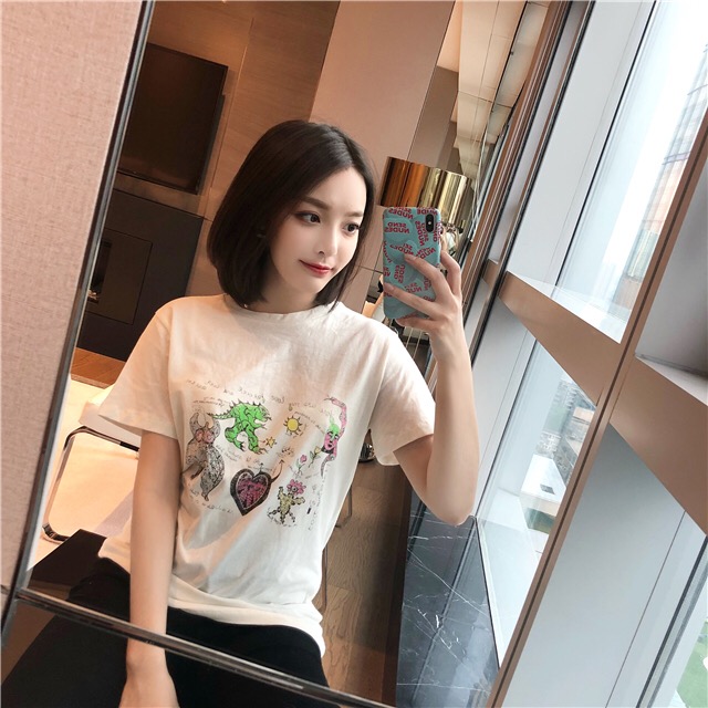 插画物语！描绘那个充满个性的世界！Baby同款女士T恤