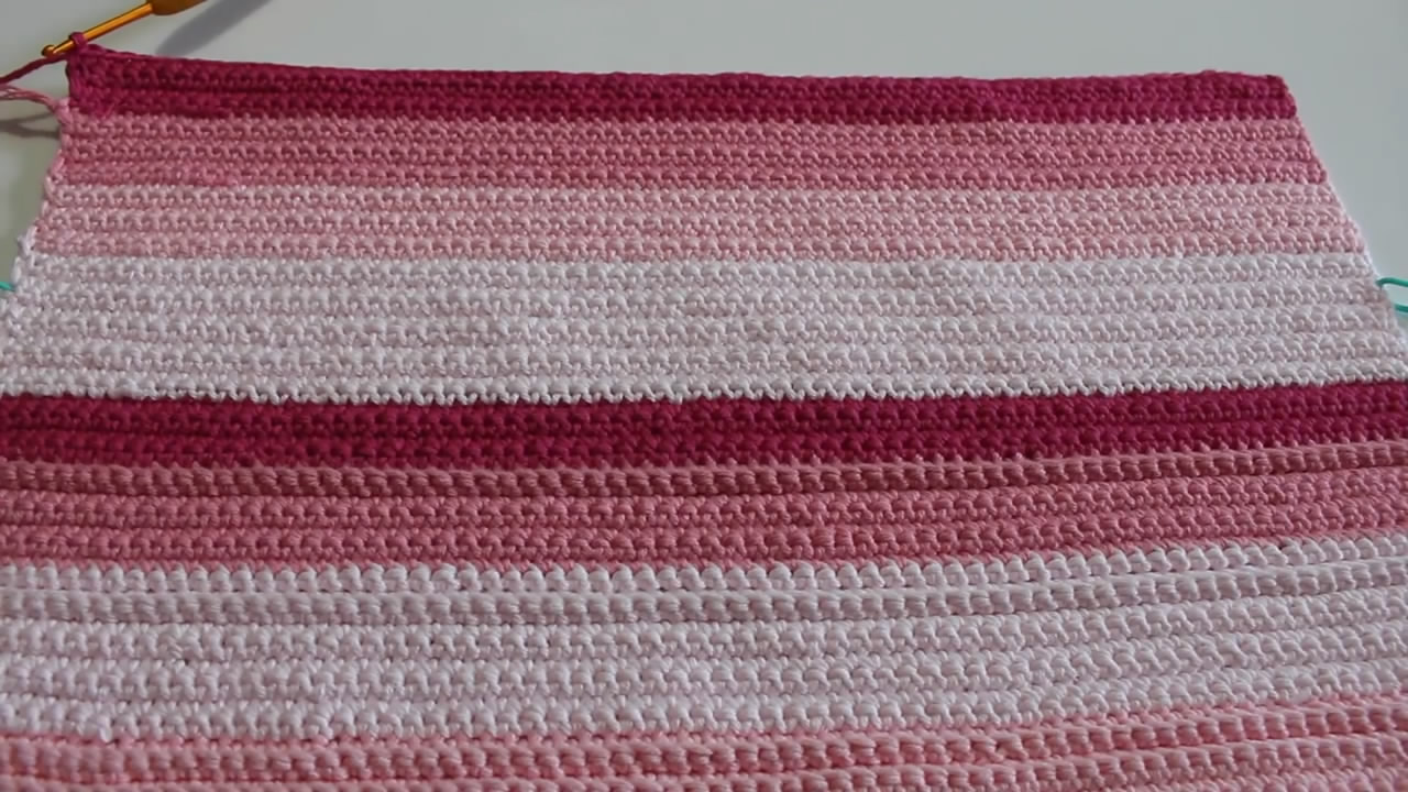 门口挂钥匙的收纳袋钩织方法,收纳袋钩织教程大全