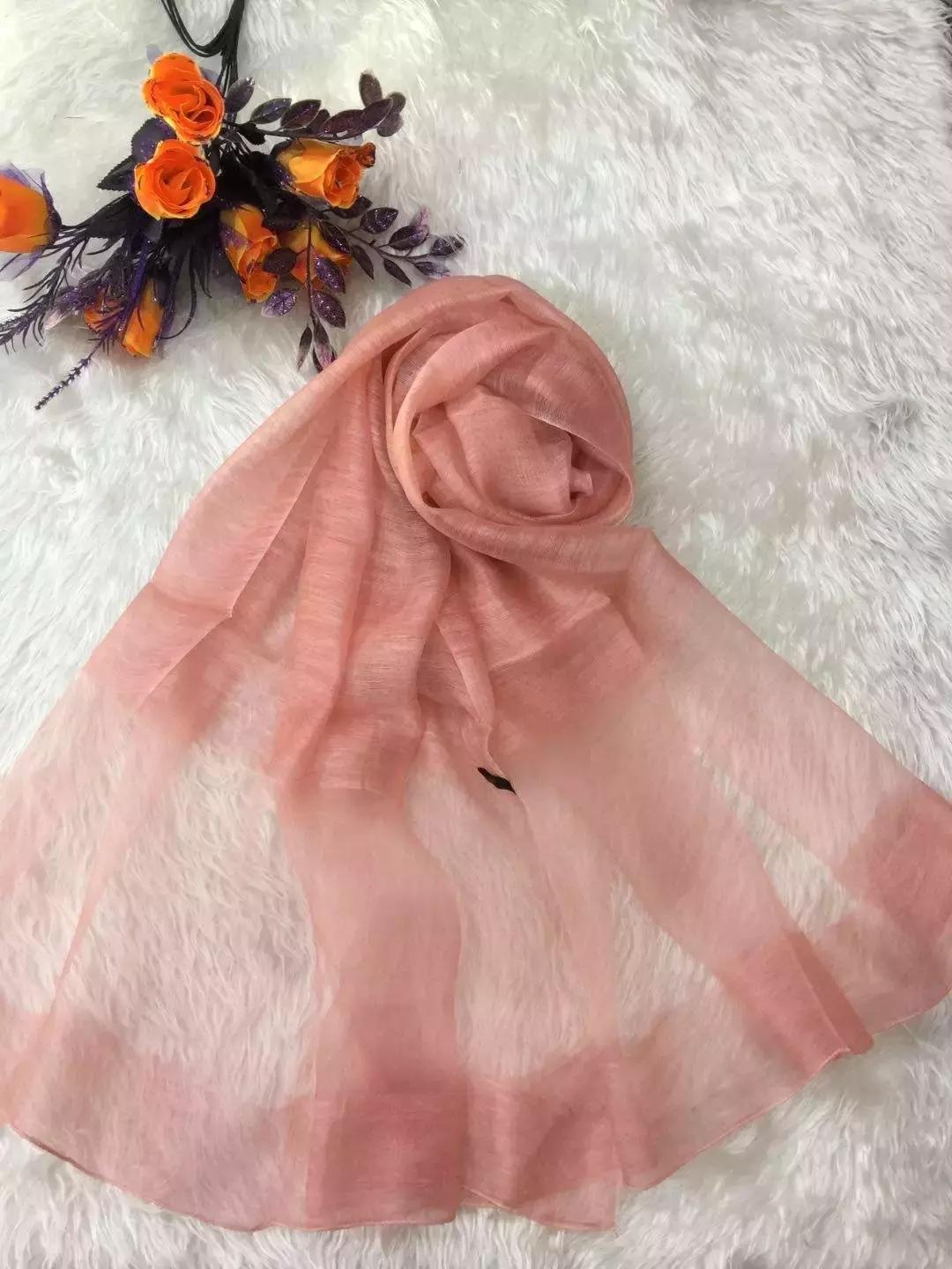 天丝刺绣丝巾,织围巾真丝