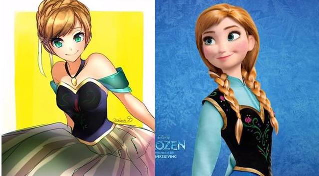 迪士尼公主变q版画风,当迪士尼公主变成真人版