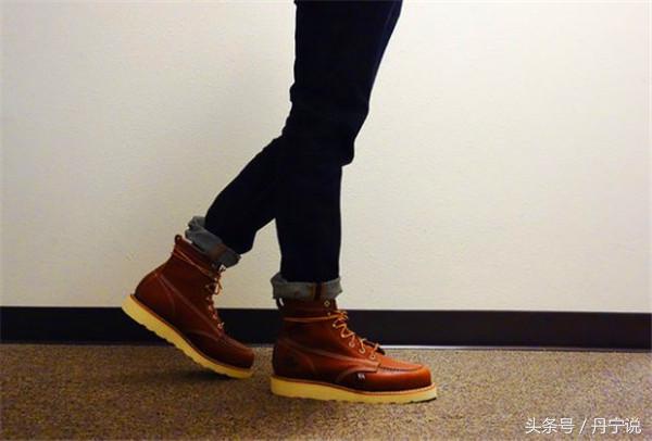 红翼1907工装靴,红翼工装靴8111脚感