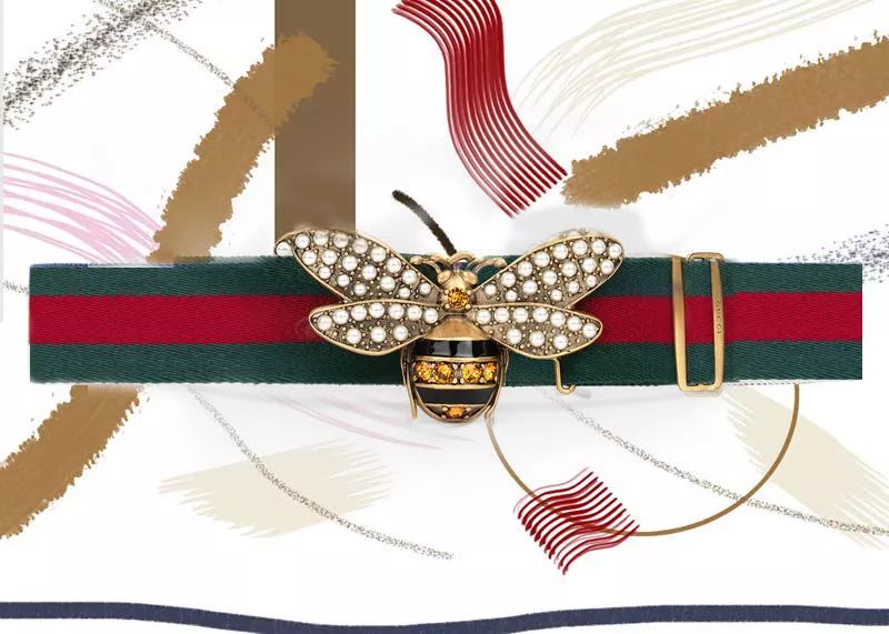 guccibeauty腰带,gucci有没有一款带花的腰带