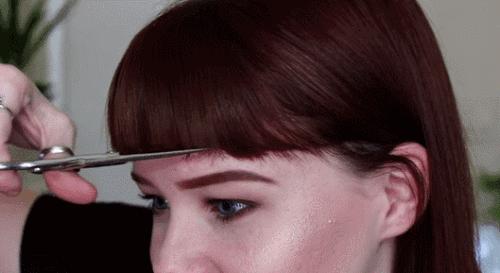 大饼脸女生剪什么样的刘海最好看,剪刘海变美