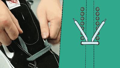 鞋带怎么穿不用系又好看,让鞋子颜值翻倍的5种鞋带系法