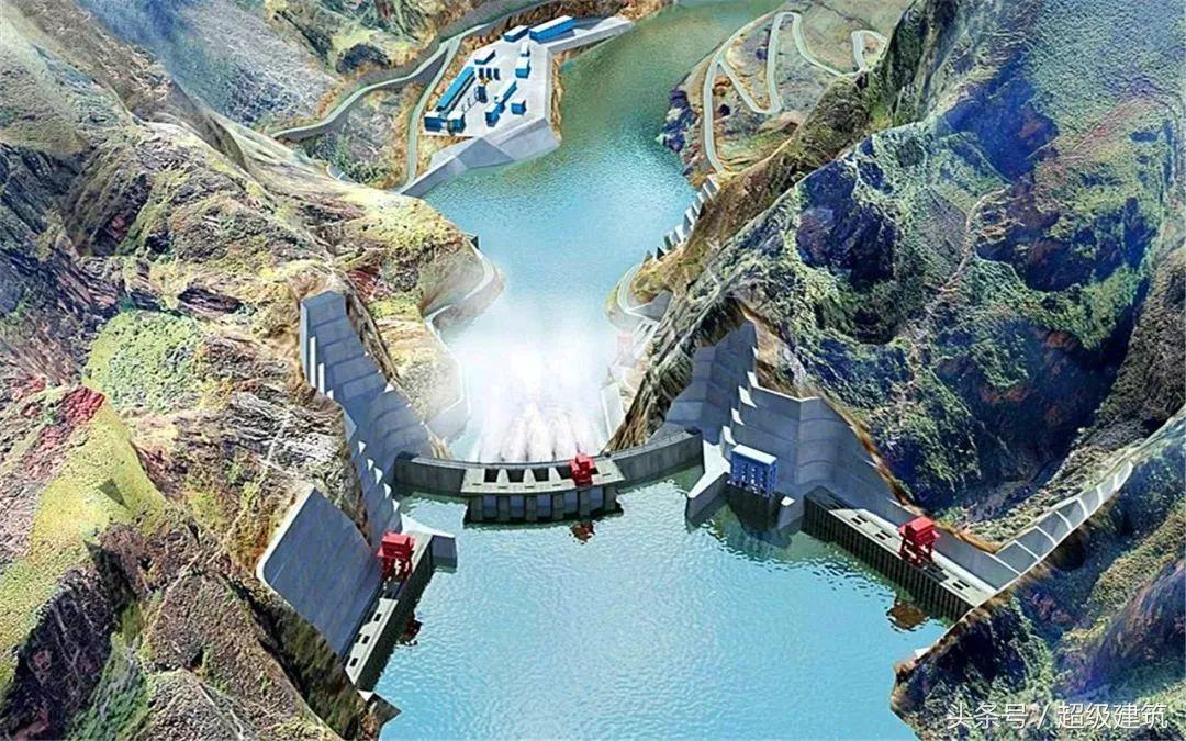 乌东德水电站洞室,雄伟壮观的乌东德水电站