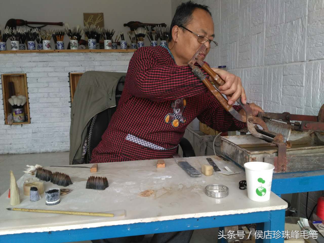 衡水侯店狼毫毛笔,侯店谁家毛笔最有名