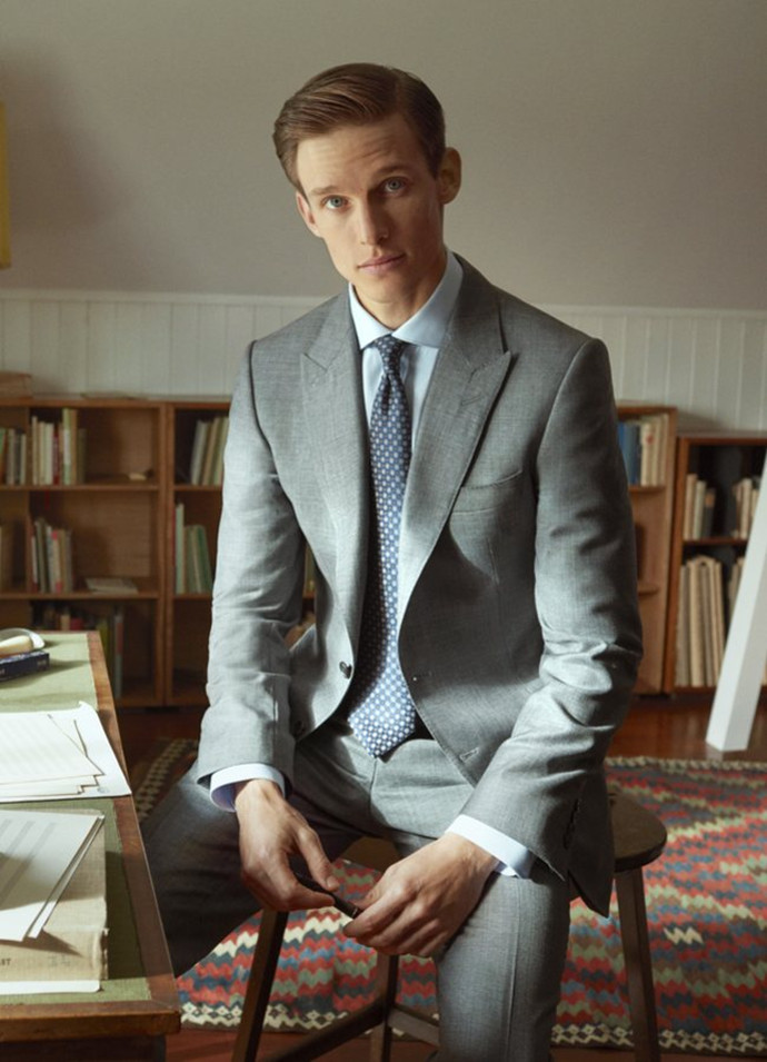 thombrowne男士格子衬衣,政客都穿什么颜色的衣服