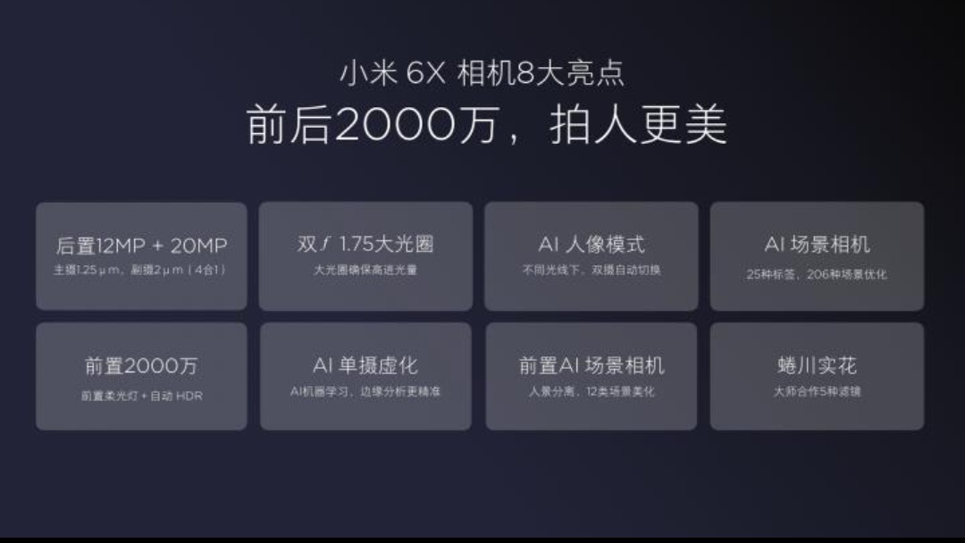 雷军谈小米6x,小米6公布价格雷军
