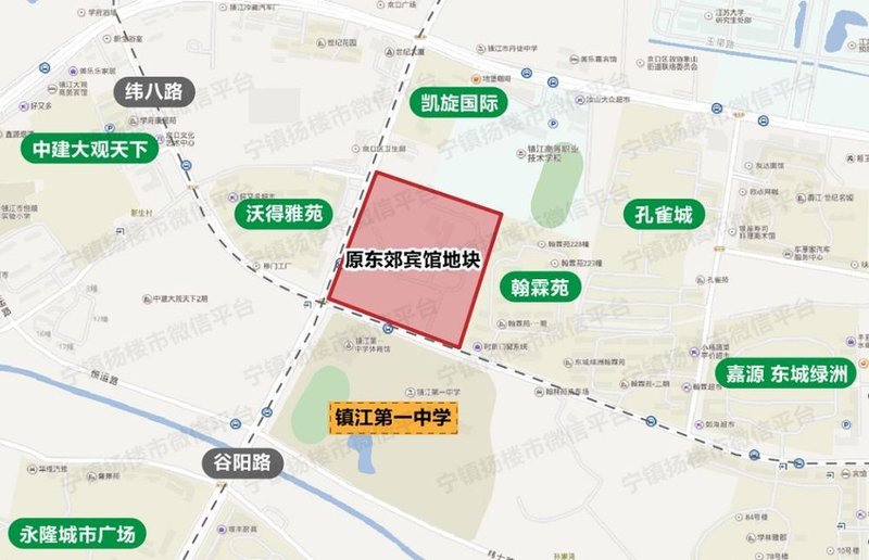 镇江土拍地王中海,镇江丁卯土拍地王