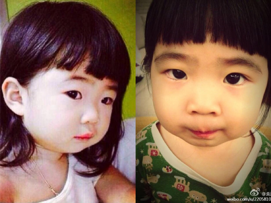 曹格女儿grace13岁近照,曹格女儿grace不一样的美男子