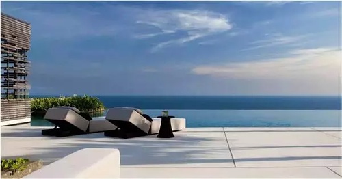 悬崖边别墅建筑,独特的别墅建筑