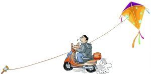 当心风筝飞线伤人视频,春季踏青隐形杀手