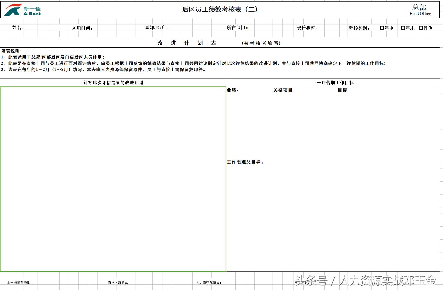 绩效实操案例,绩效考核实操