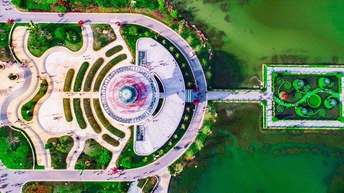 滁州花博园秋景,秋天滁州花博园图片