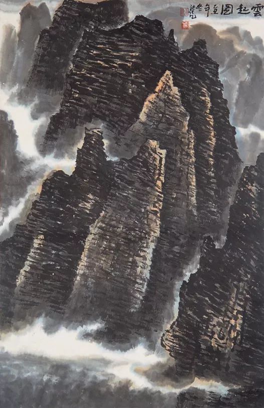 张长韶水墨山水画欣赏,张凭山水画教学