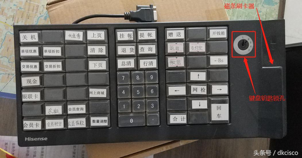 收款机键盘结构图,收款机编程键盘