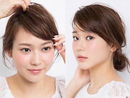 用扎丸子头的工具怎么扎丸子头,中长发怎么扎丸子头详细教程