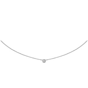 唐嫣同款钻石锁骨项链,唐嫣代言玫瑰金锁骨链