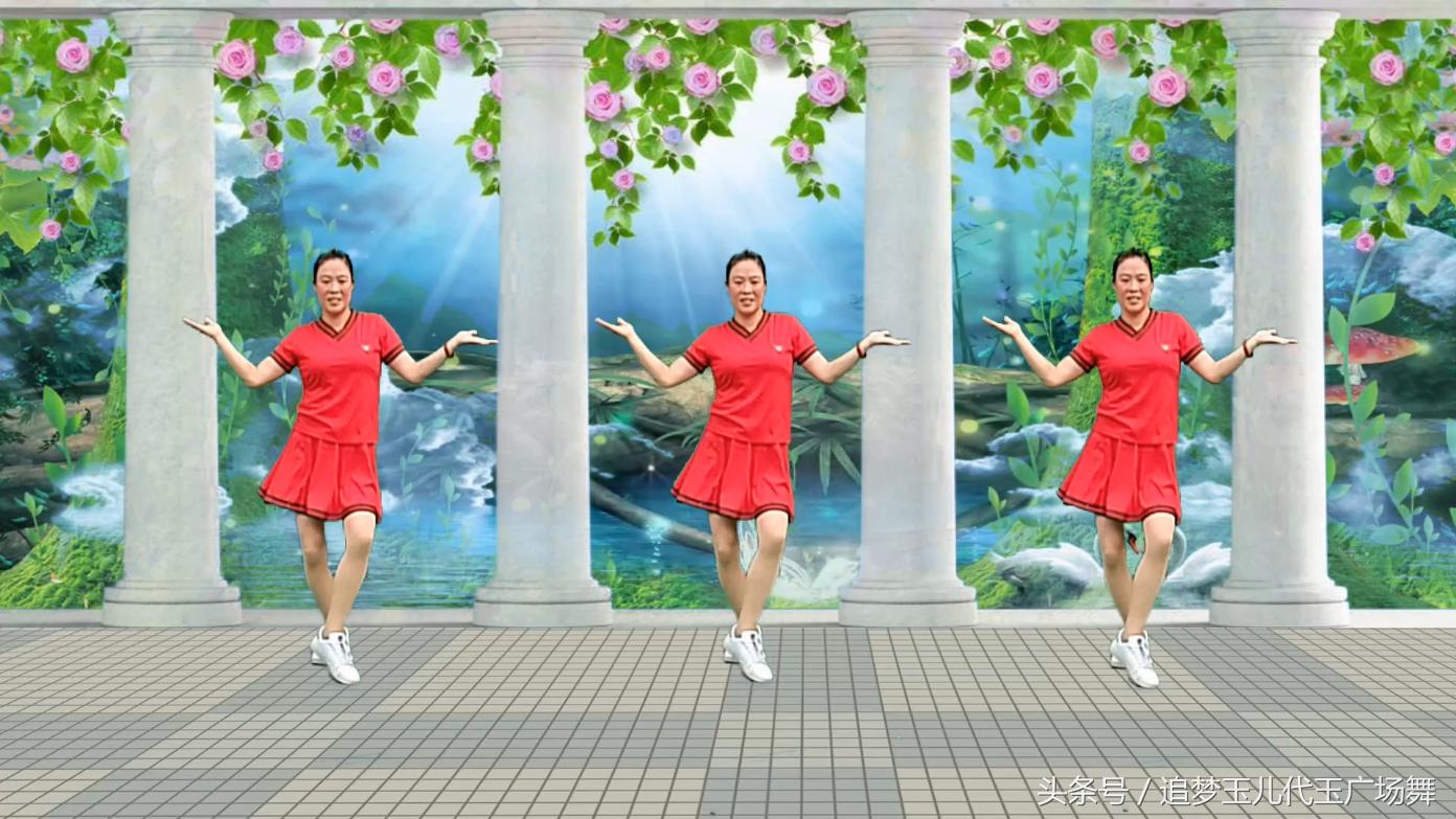 广场舞家乡的姑娘真漂亮简单版,代玉广场舞女儿情