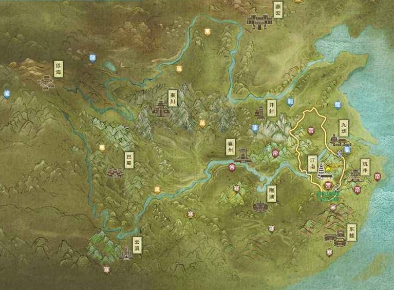 天刀各地美图汇总~门派出生地中国地图《天涯明月刀》唯美风景