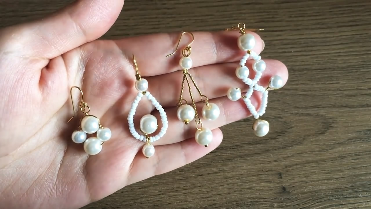 最好看的耳环怎么做,手工耳环制作方法和配方