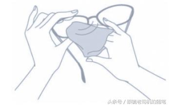 镜片养护,镜片护理操作流程图