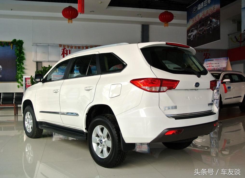 7座suv车型自动10万到15万左右,19年七座柴油两驱福迪揽福多少钱