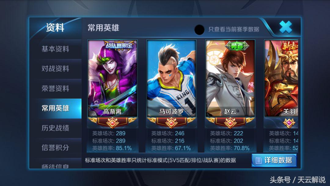 王者荣耀国服最强高渐离：已经落伍2个赛季，跟不上版本沦为T3