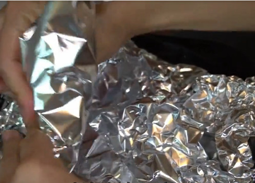 盐焗锡纸花甲的做法,空气炸锅做锡纸盐焗花甲