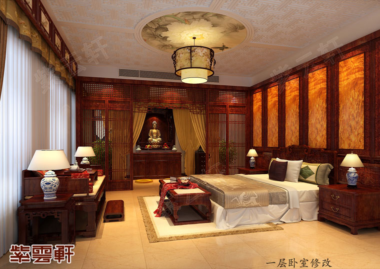 崂山区纯中式装修别墅,青岛崂山大平层装修200-300平