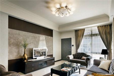 小户型2米7宽电视背景墙设计,小户型中式电视背景墙效果图