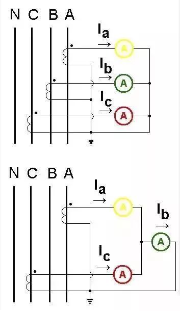 配电柜的互感器和电表如何接线图,在配电柜已有互感器接电表接线图