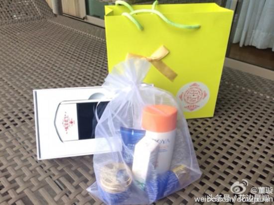 付辛博颖儿活动美照,付辛博颖儿伴手礼