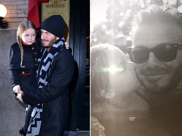 贝克汉姆年轻时和贝嫂,贝克汉姆小七和贝嫂