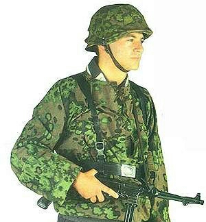 二战德军的伪装,二战德军野战伪装