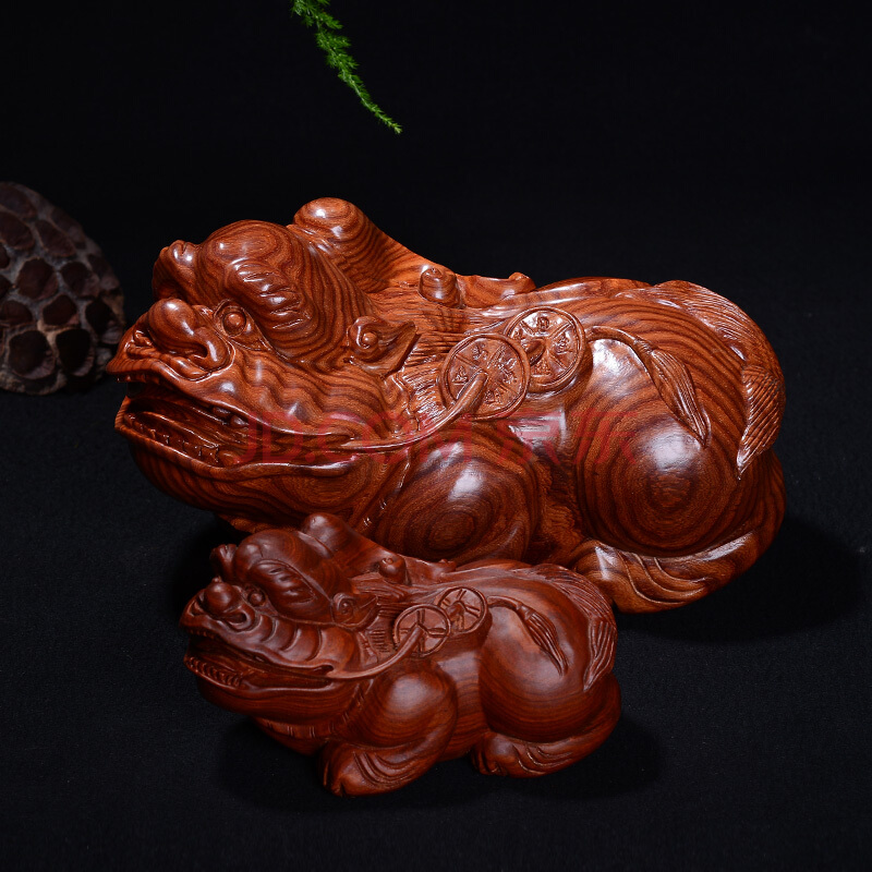 家居实木风水摆件图片大全,家用风水木雕摆件大全