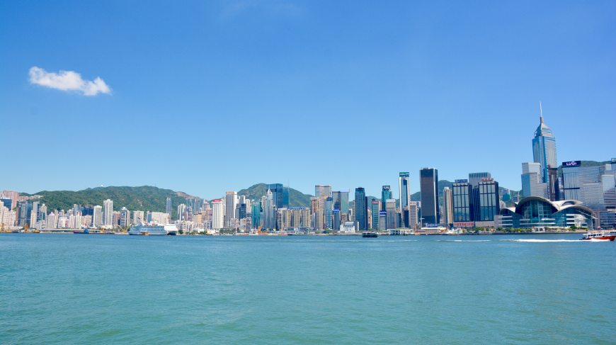 香港维多利亚港夜景高清壁纸,美丽的香港维多利亚港旅游视频